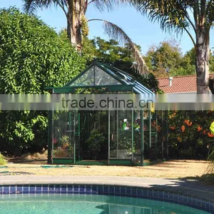 Dependable 4mm Tempered Safety Glass Conservatory With Aluminium Frame and Base thumbnail-1