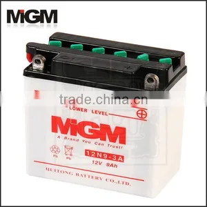 Motorcycle Battery,12N9-3A 12v Capacity Battery Ebike thumbnail-1