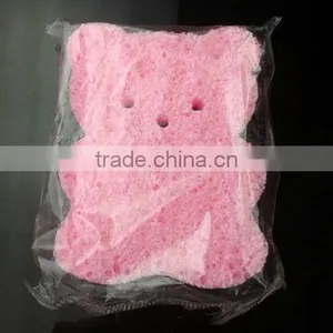 Cut Pink PVA Facial Cleaning Sponge thumbnail-1