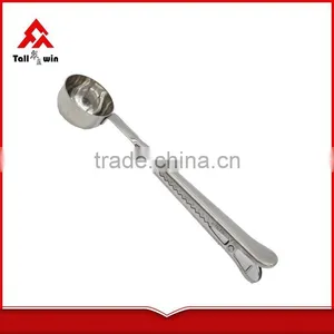 Coffee Spoon With Clip,metal Coffee Bag Clips,handy Bag Clip thumbnail-1