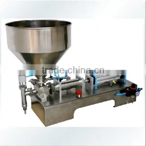 10-300ml Single Head Pneumatic Horizontal Cream Shampoo Paste Filling Machine thumbnail-3