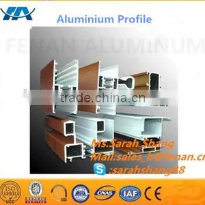 Wooden Transfer Aluminum Extrusion Aluminum Profiles for Windows thumbnail-1
