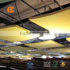 Factory Direct Sales Sound Proofing Fiberglass Suspended Ceiling Fiberglass Sound Panels For Ceiling thumbnail-4