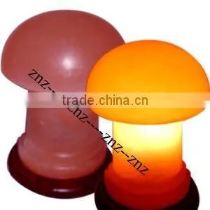 Carved Himalayan Rock Salt Mushroom Lamps thumbnail-1