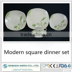 With 10 Years Export Experience Modern Square Dinner Set as 2015 New Product thumbnail-1