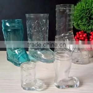 Haonai Wholesale Stocked Funny Boot Shaped Beer Glass Mug thumbnail-2