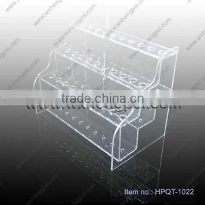 30pcs Clear Acrylic Pen Stand/ Cosmetic Pencil & Brush Display Shelf thumbnail-1