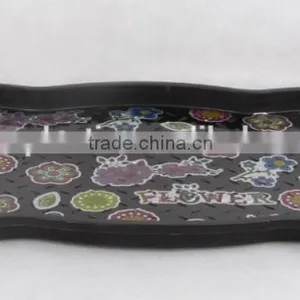 Plastic Rectangular Shoe Tray With Foot Design thumbnail-4
