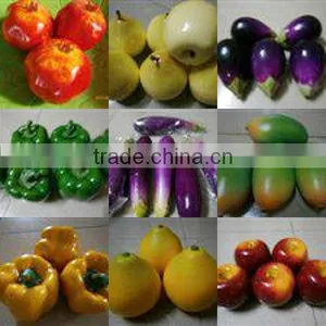 SJH1492908 Vegetable and Fruit Decoration Tools Plastic Fruit and Vegetables for Kids Decorative Artificial Fruit thumbnail-1