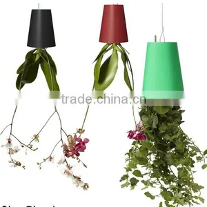 Creative Hanging Decorative Plant Pots Indoor,Colored Plastic Plant Pots thumbnail-2