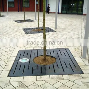 FO-9T07 High Quality Cast Iron Tree Perforated Strainer, Tree Pool Cover thumbnail-1