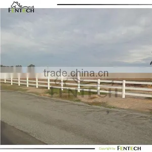 Horse Fence Tan Post and Rail thumbnail-2