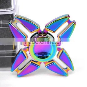 2017 New Popular Finger Toy Color Changing Wind Spinner Hand Fidget Spinner thumbnail-1