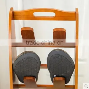 2017 Hot Selling Wooden Folding Shoe Rack thumbnail-3