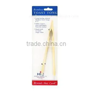 Eco-friendly Bamboo Toast Tongs thumbnail-1