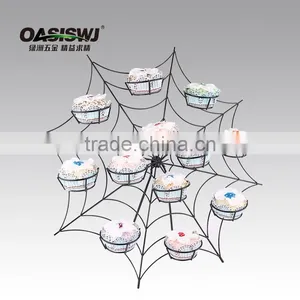 Hot Selling Metal Spider Shape Cupcake Display Stand thumbnail-1