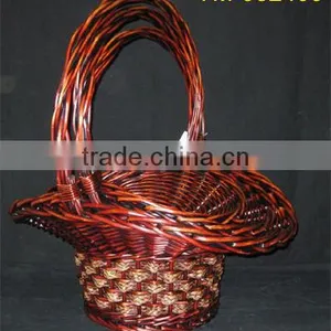 Cheap Wicker Flower Gift Basket thumbnail-1