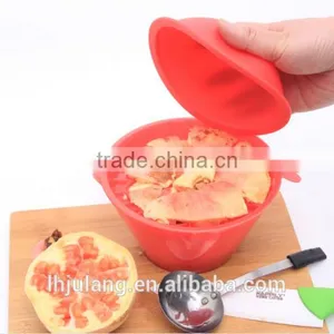 Plastic Silica Gel Cap Creative Pomegranate Peeler,Arils Removal Tool for Kitchen thumbnail-6
