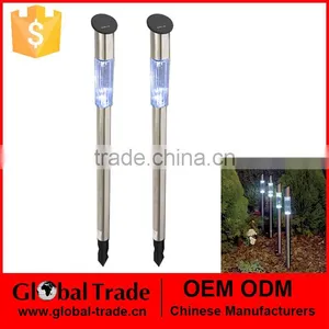 Stainless Steel Solar Post Path Border Lights Garden Lighting G0034 thumbnail-1
