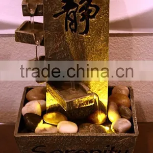 Tiered Serenity LED Relaxation Water Fountain thumbnail-3