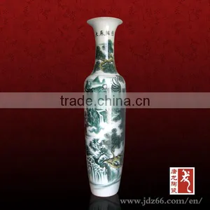1.8 Meter High Chinese Hand Painted Porcelain Large Decorative Floor Ceramic Vases thumbnail-1