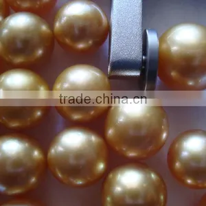 AAA 15-16mm Wholesale Golden South Sea Pearl Beads thumbnail-1