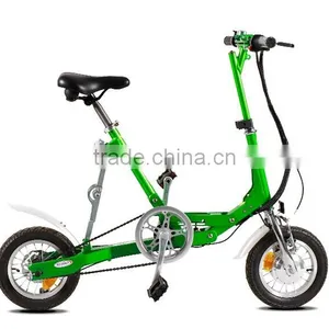 12 Inch Fashion Mini Folding Electric Bicycle Professional Tracking Bike thumbnail-1