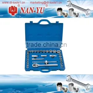 1/2DR 32pcs 12Point Socket Set Hand Tools Set Tools Kit thumbnail-1