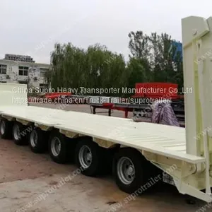 80-тонный полуприцеп, низкопрофильный полуприцеп, 100-тонный полуприцеп thumbnail-1