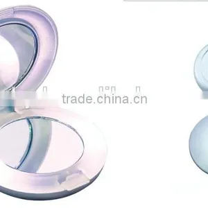 New LED Make up Mirror ABS Cosmetic Mirror Pocket Easy Taking Mirror thumbnail-2