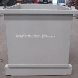 Fire Resistant Full Steel Pallet Box / Bulk Cages For Conveying thumbnail-1