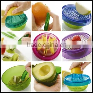 Hot New Fruits Plant Pots Creative DIY Kitchen Gadgets 10 Sets of Multi-functional Manual Fruit Juicer for Sale Factory Price thumbnail-2