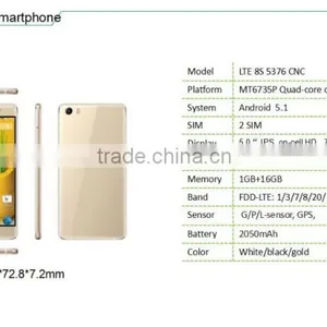 LTE8S5376 5.0" High End Cheap Mobile Phone Wholesale thumbnail-3