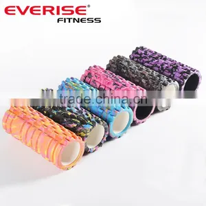 Color Mixed Deep Massage Camouflage Hollow EVA Foam Roller thumbnail-1