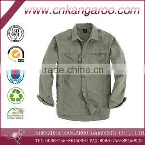 Men's 100% Cotton Poplin Casual Shirt With Long Sleeve thumbnail-1