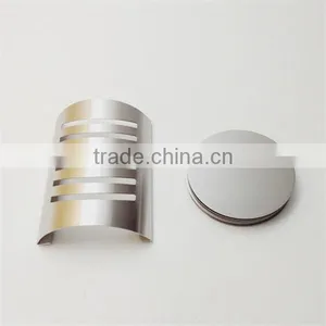 Customized Logo 6pcs Stainless Steel Coffee Cup Coaster Set With Holder thumbnail-4