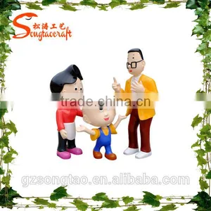 Life Size Artificial Cartoon Statue Fiberglass Cartoon Artificial Statue thumbnail-4