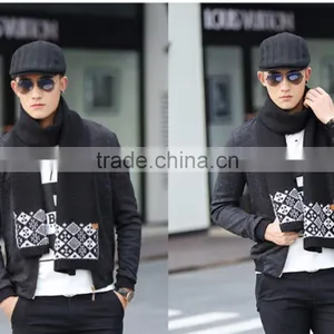 Korean Man Han Edition of the Spring and Autumn Winter Fashion Knitted Cap Beret Painter Advance Hats of England thumbnail-1