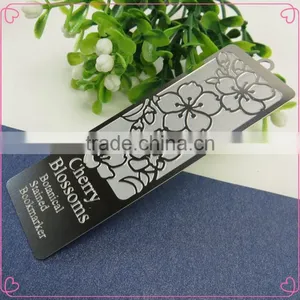 Custom Wholesale Cherry Flower Shape Kids Metal Bookmarks for Books thumbnail-2