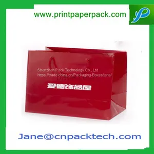 Customized Printing Paper Gift Bag Carrier Handbags Shopping Bag thumbnail-3