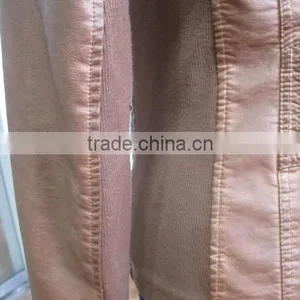 Punk Rock PU Leather Jacket Women Tops Faux Leather Autumn Coat Slim Orange Jackets Outwear Women Top 2015 Faux Leather Jacket thumbnail-4