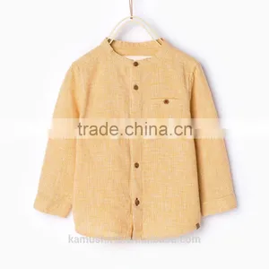 Swallow Gird Children Shirts Fashion Checks Boys Shirts thumbnail-3