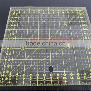Kearing Rigid Plastic Patchwork Quilting Rulers Metric Squares for Quilt 16 * 16 CM #KPR1616 thumbnail-4