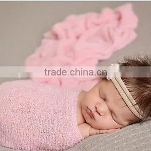 Wholesale Colorful Long Baby Photo Blanket Newborn Baby Photography Props thumbnail-1