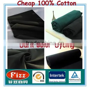Cheap 100 Pure Cotton Fabrics Dyeing Fabric Dark Color Dyeing Fabric thumbnail-1