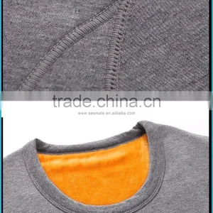 Couples Heated Thermal Underwear Thick Double Layer Merino Wool Polartec Thermal Underwear Knee Support Thermo Underwear thumbnail-5