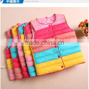 Baby Cloting Baby Vest Winter Cotton Dress Child Baby Down Jacket OEM thumbnail-1