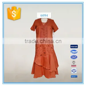 Women Embroidery 2 Pcs Dress Church Suit and Formal Suit thumbnail-1
