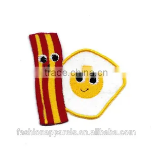 Custom High Quality Embroidered Creative Food Patch for Clothes Embroidery Patch Made in China Choose Size/color thumbnail-1