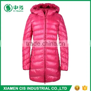 Morden Style Long Length Winter Warm Goose Down Coat for Women thumbnail-3